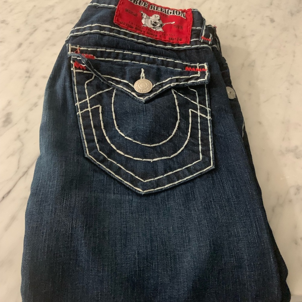 True Religion Ricky Super T Jeans in MINT Condition 31WX30 Inseam